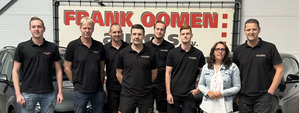 Het team van Frank Oomen Auto's BOVAG gecertificeerd