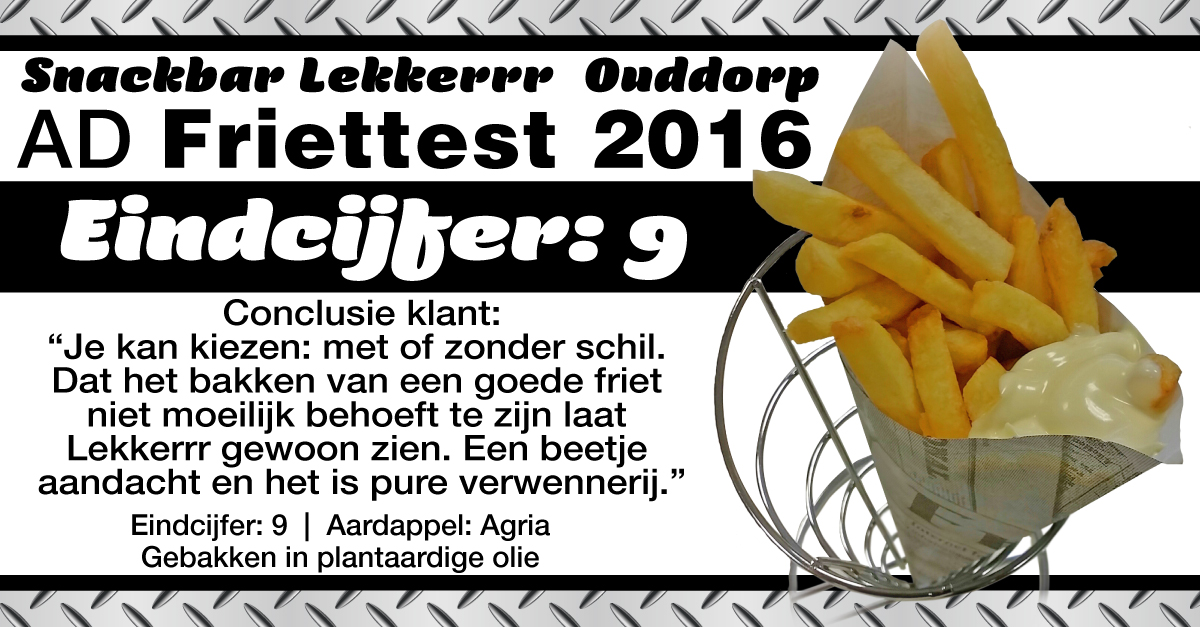 Friettest-Lekkerrr