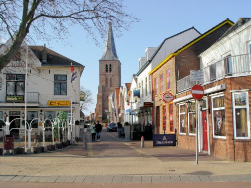 Domburg, badplaats in Zeeland, het centrum