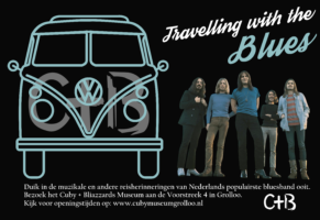 Advertentie C+B Travelling with the blues 128 x 88 tbv Hondsrug Magazine