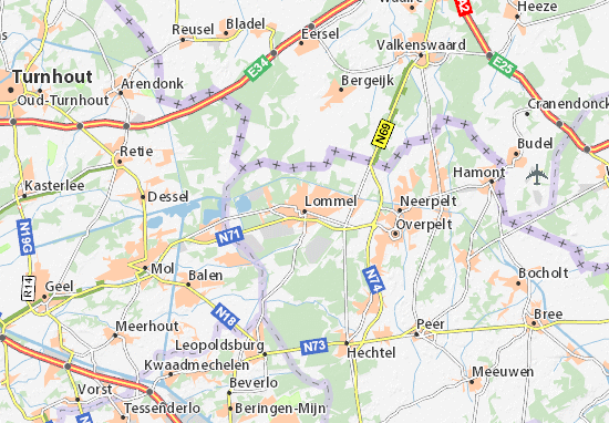 Lommel op de kaart, in de omgeving, bezienswaardigheden, dagje uittips