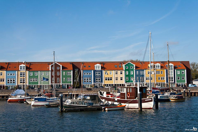 Water, haven, omgeving Hellevoetsluit