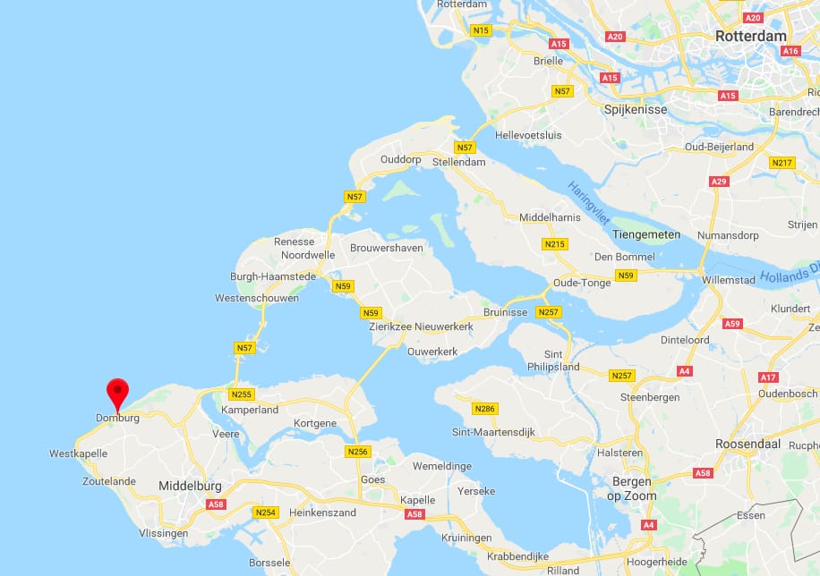 Domburg op de kaart, de leukste dagje uit tips omgeving Domburg