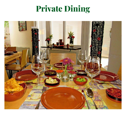 Private dining