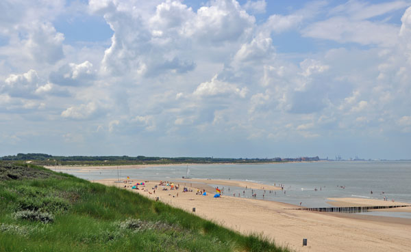 Strand Sluis, heerlijk dagje uit