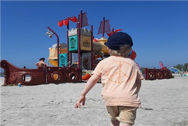 Leuk voor de kids, spelen op het strand, leuke uitjes