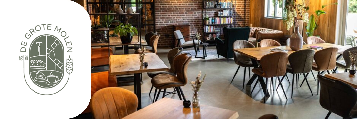 Lunchcafé De Grote molen in omgeving Rucphen, Noord Brabant