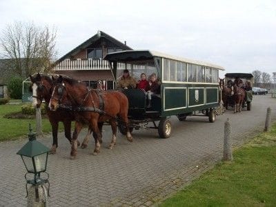 Huifkar rijden Paardentram 't Leersumse Veld, dagje uit tips