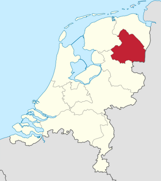 Omgeving Drenthe, dagje uit, kaart, provincie