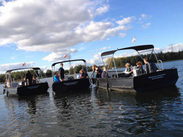 Bootje / sloep varen in de Biesbosch, de gezelligste hotspot