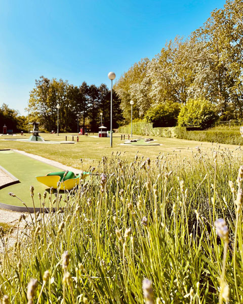 Midgetgolfen en speeltuin bij Restaurant de Afslag Breskens