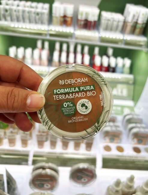 deborah milano organic bronzer en blush voor een natuurlijke gloed