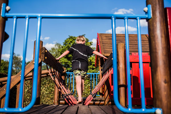 Kinderen kunnen spelen in de speeltuin bij Restaurant 't Nekkermenneke Bladel