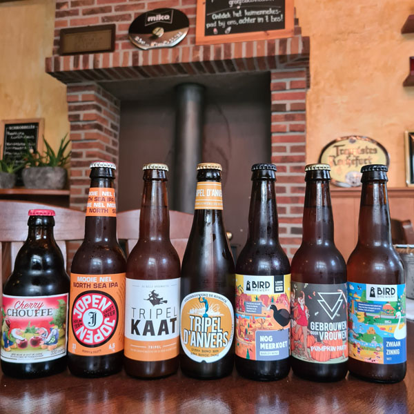 Bierproeverij bij Taverne D'n Ouwe Brandtoren Reusel en Postel