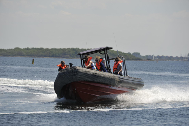 Robben spotten met een snelle boot, Zeehondentour Renesse