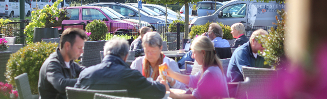 Genieten op het terras met lokaal verkregen ingredienten