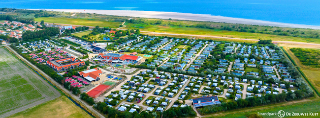 Strandpark De Zeeuwse Kust van bovenaf