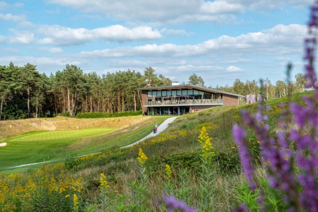 terras met gezellige drukte bij brasserie the valley ermelo omringd door natuur