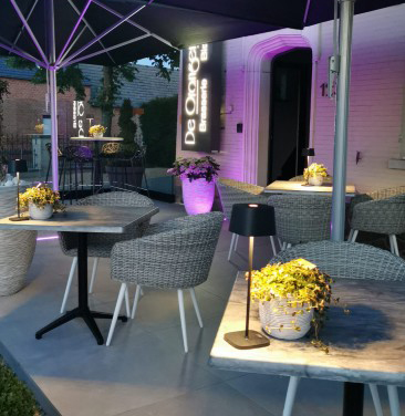 avondterras verlichting brasserie de orangerie