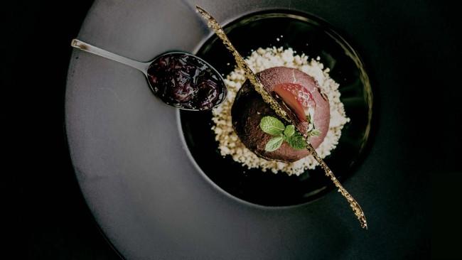 culinair hoogstandje op bord