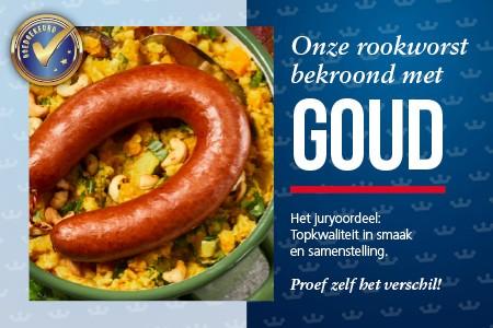 goud bekroonde rookworst keurslager