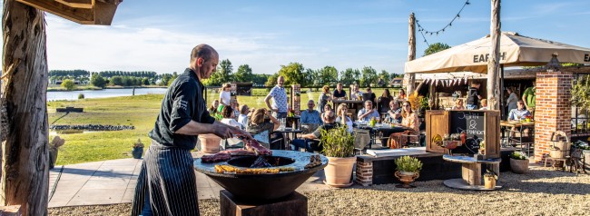 live cooking bbq ervaring bij grand cafe
