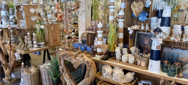 lifestyle winkel zeedecoratie schelpen en accessoires