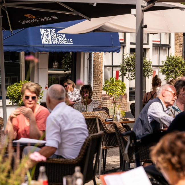 gezellig terras bij de smaeck van brielle