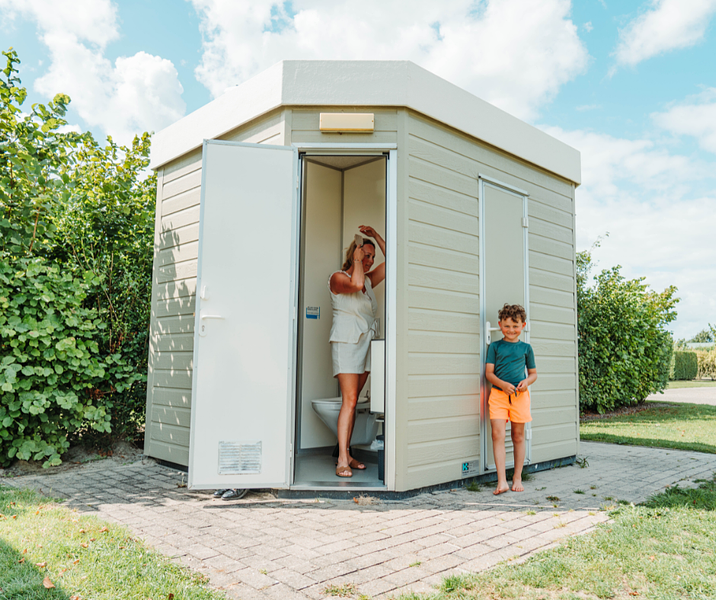 priv sanitair op de camping voor extra comfort tijdens uw verblijf
